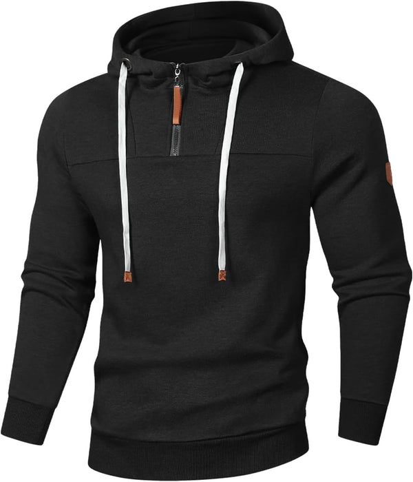 JMIERR Men's Fashion Hoodies Casual Long Sleeve Pullover Drawstring Hipster Hooded Sweatshirt