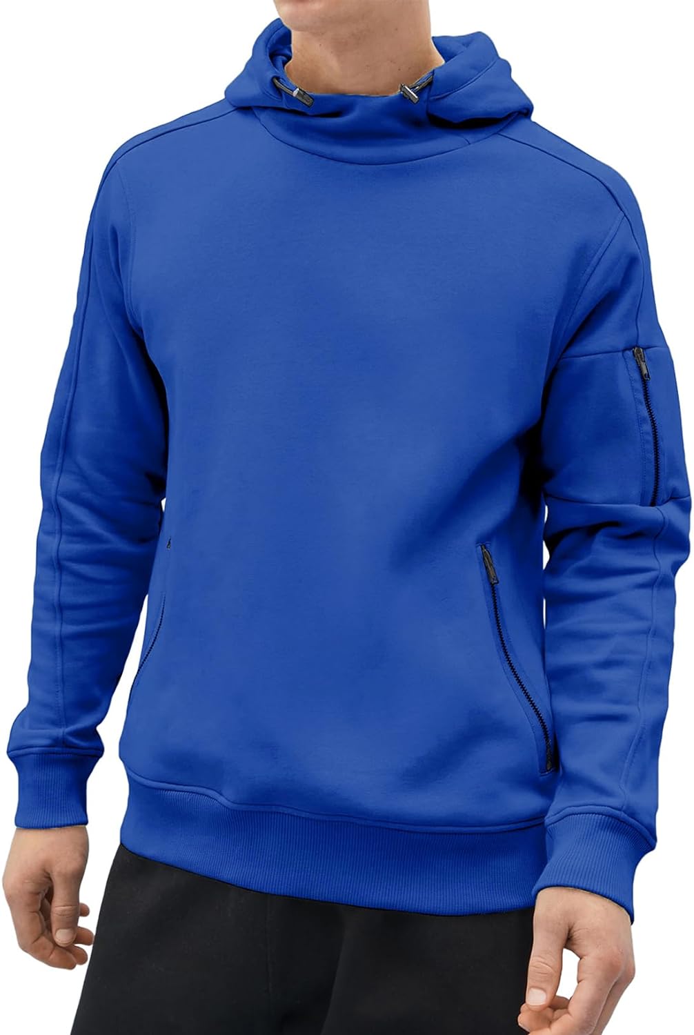 Mens Hoodies Pullover Manfinity Homme Men Patched Detail Kangaroo